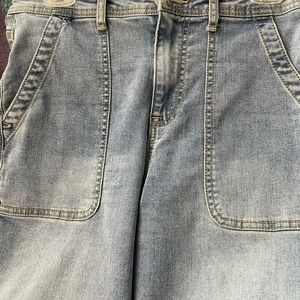 Wide leg flare jeans